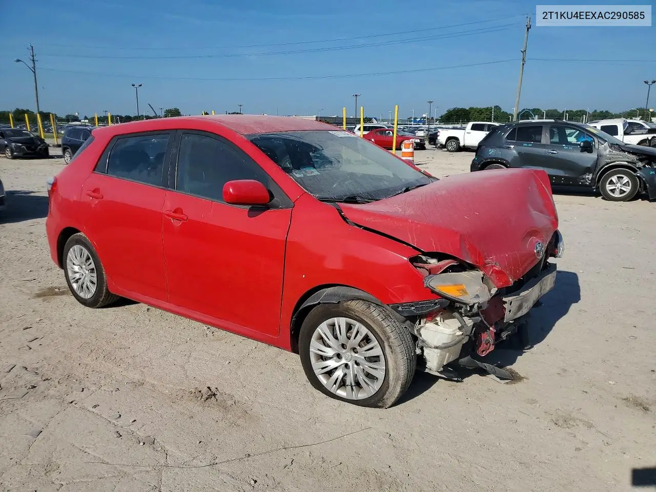2010 Toyota Matrix Base VIN: 2T1KU4EEXAC290585 Lot: 61114246