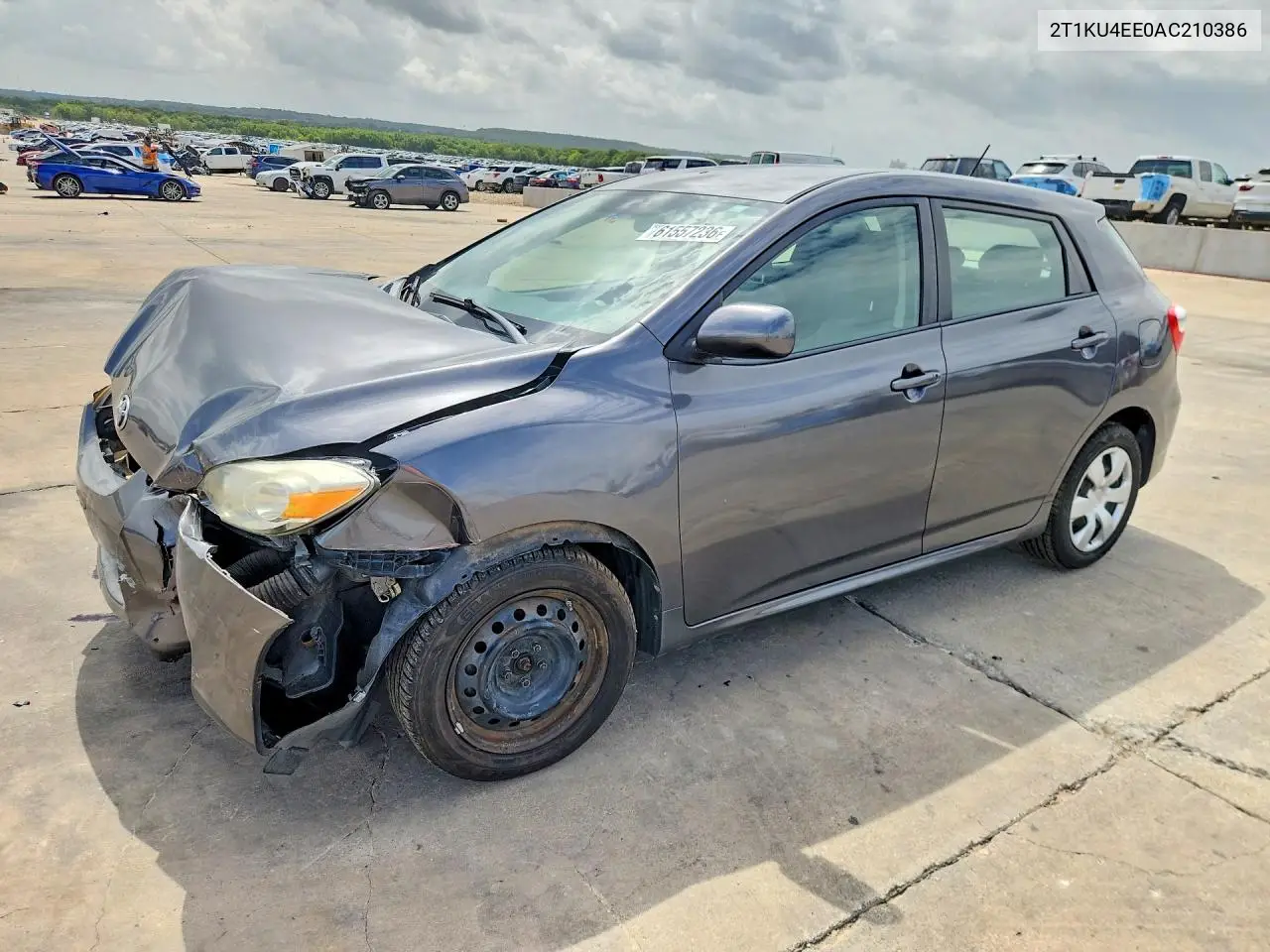 2010 Toyota Matrix Base VIN: 2T1KU4EE0AC210386 Lot: 61557236