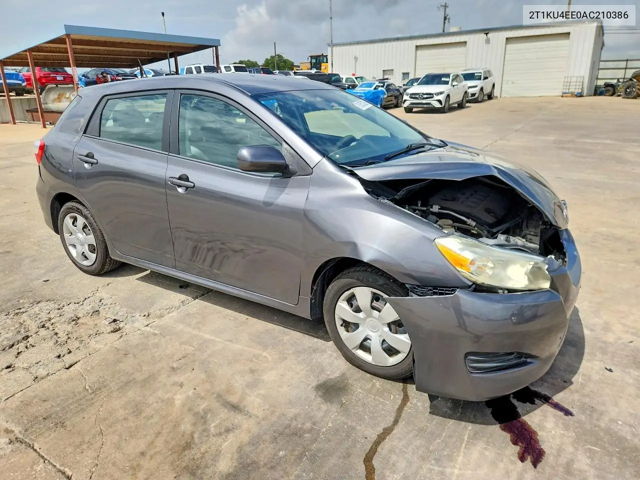 2010 Toyota Matrix Base VIN: 2T1KU4EE0AC210386 Lot: 61557236