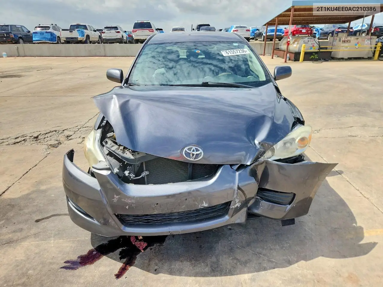 2010 Toyota Matrix Base VIN: 2T1KU4EE0AC210386 Lot: 61557236