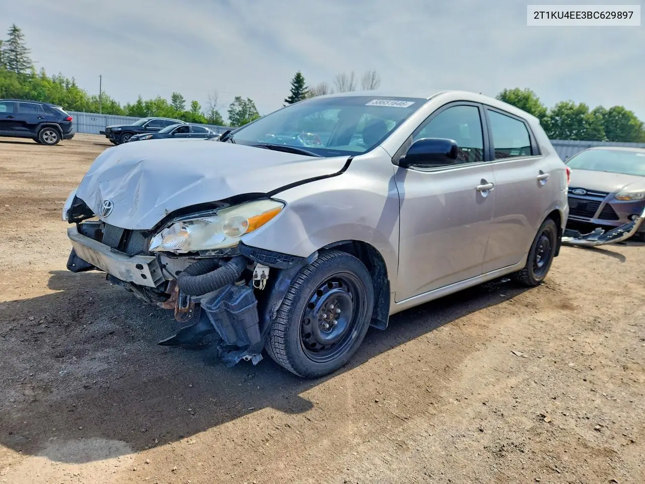 2011 Toyota Matrix Base VIN: 2T1KU4EE3BC629897 Lot: 58651646