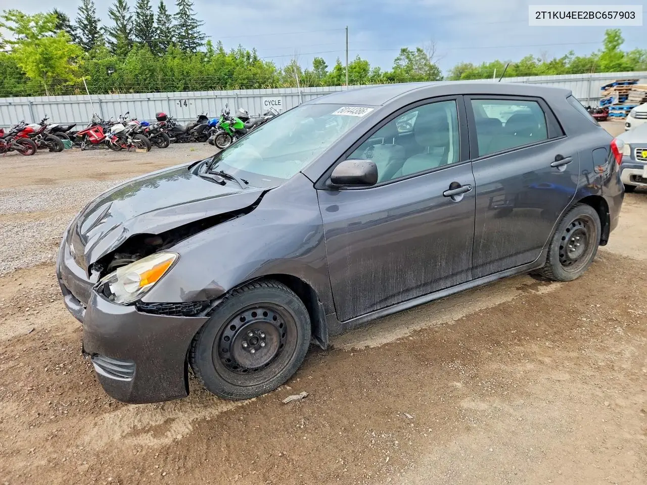 2011 Toyota Matrix Base VIN: 2T1KU4EE2BC657903 Lot: 60144386