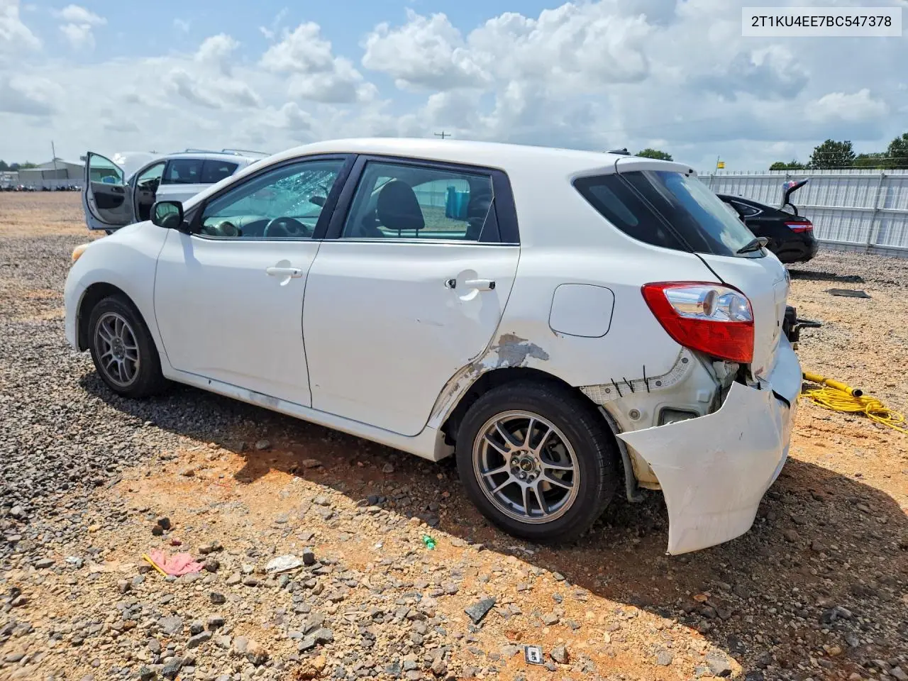 2011 Toyota Matrix Base VIN: 2T1KU4EE7BC547378 Lot: 61851026