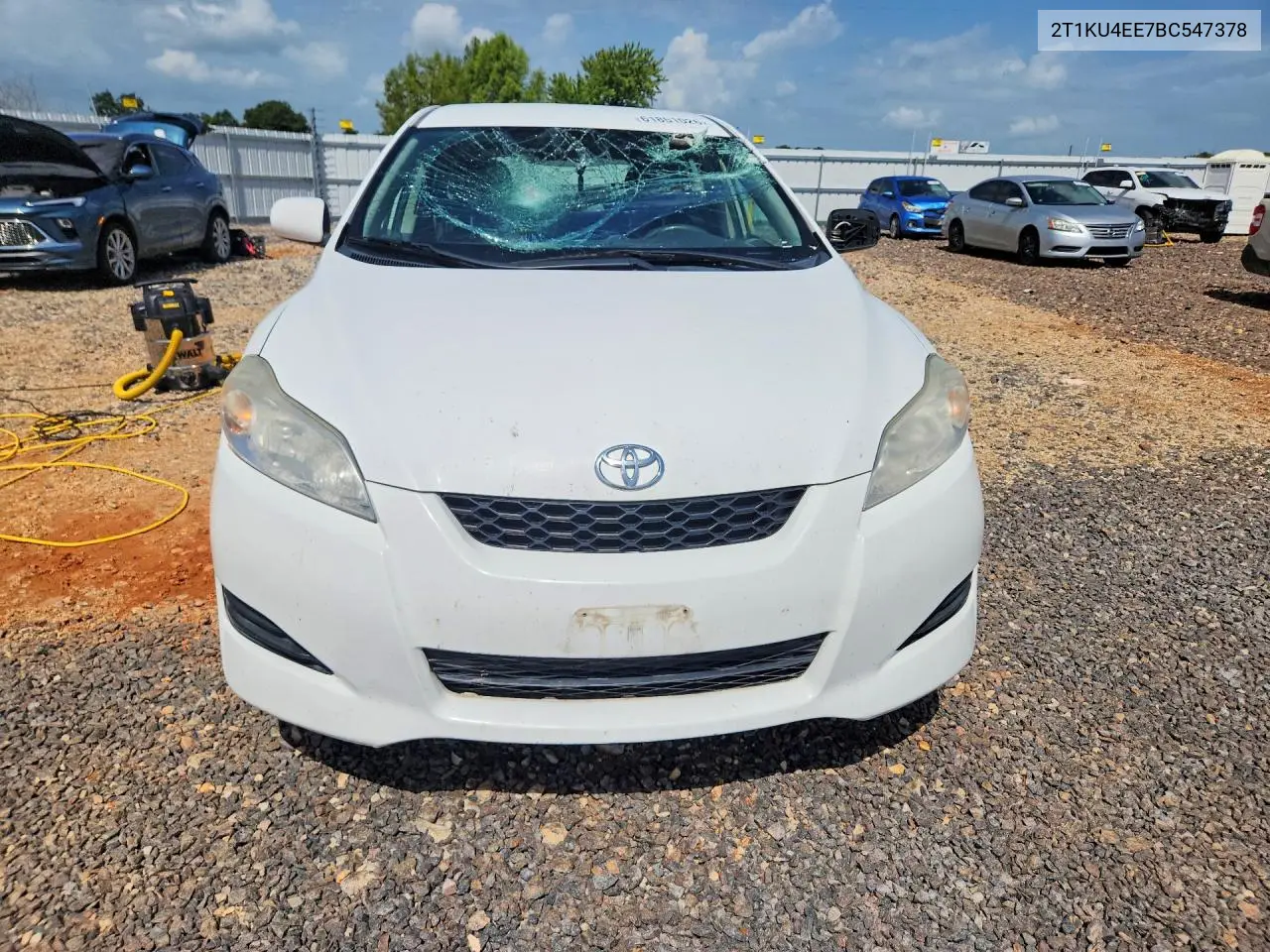 2011 Toyota Matrix Base VIN: 2T1KU4EE7BC547378 Lot: 61851026