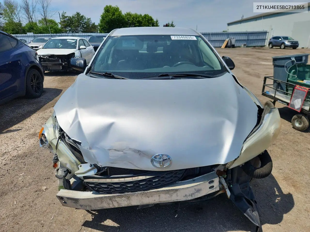 2011 Toyota Matrix Base VIN: 2T1KU4EE5BC713865 Lot: 73340855