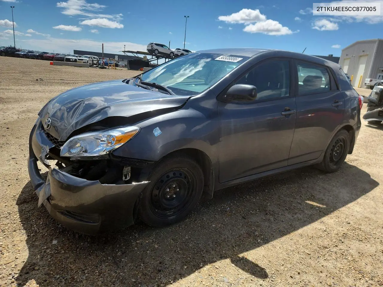 2012 Toyota Matrix L VIN: 2T1KU4EE5CC877005 Lot: 56508886