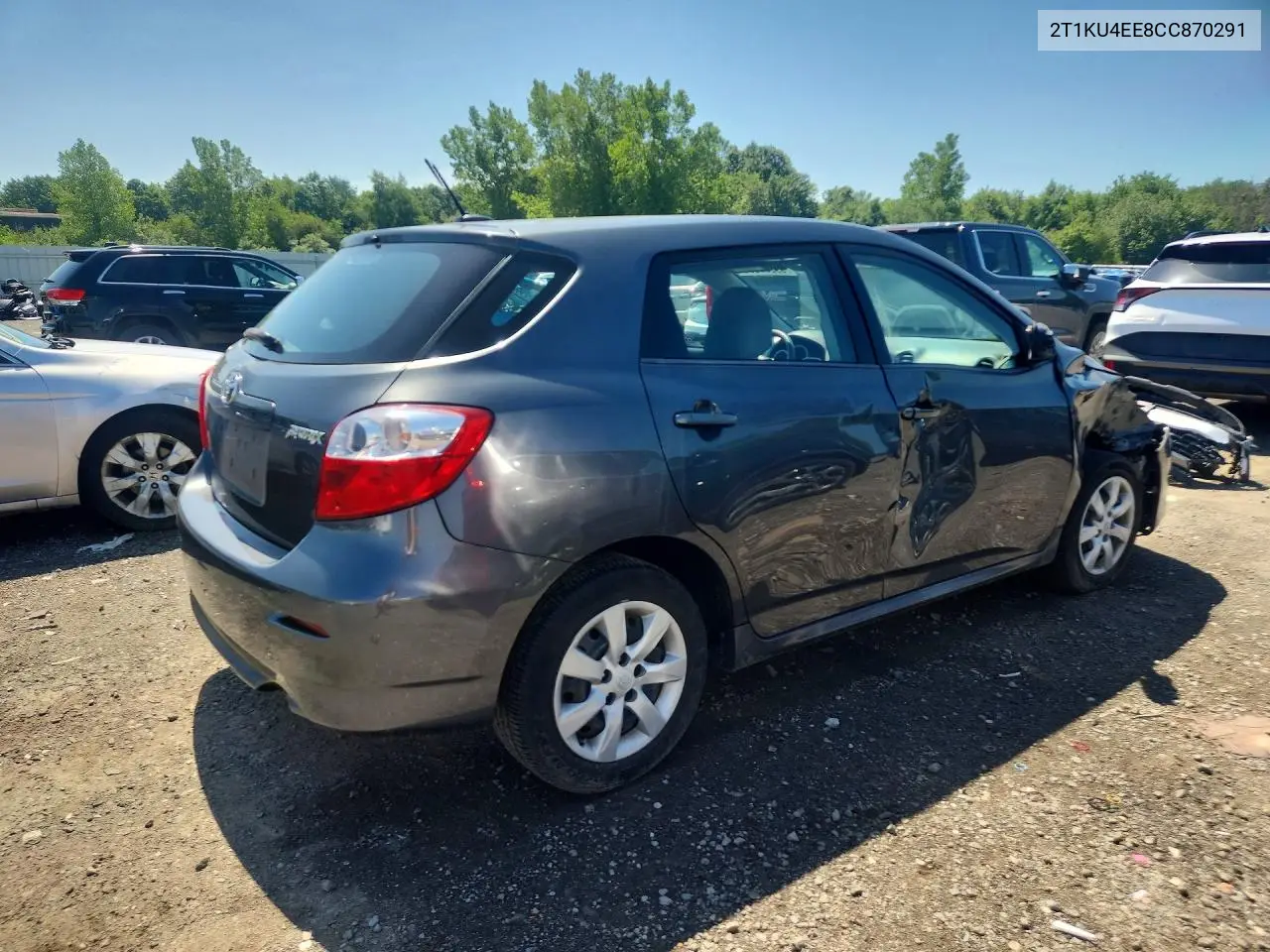 2012 Toyota Matrix L VIN: 2T1KU4EE8CC870291 Lot: 59289996