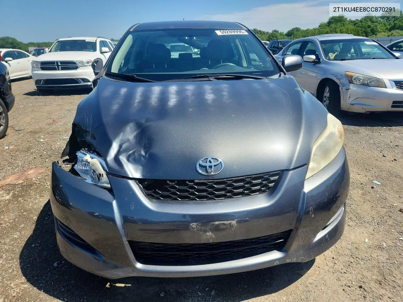 2012 Toyota Matrix L VIN: 2T1KU4EE8CC870291 Lot: 59289996