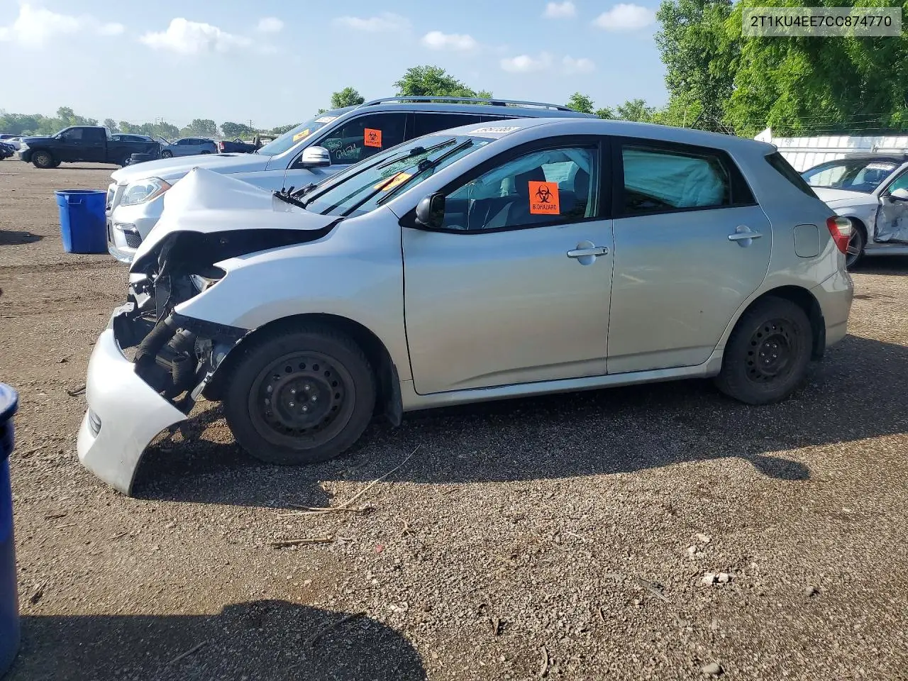 2012 Toyota Matrix L VIN: 2T1KU4EE7CC874770 Lot: 59541366