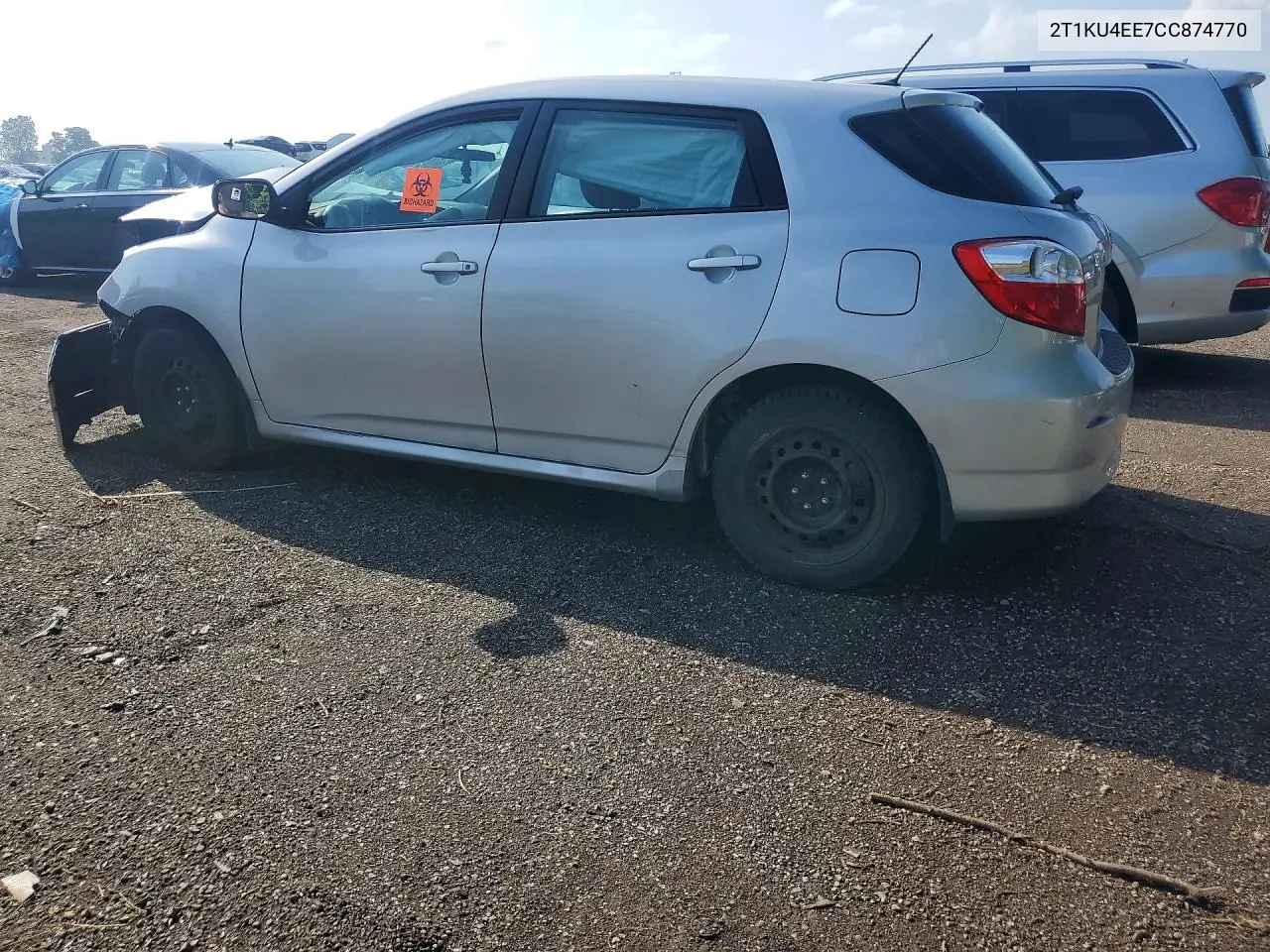 2012 Toyota Matrix L VIN: 2T1KU4EE7CC874770 Lot: 59541366