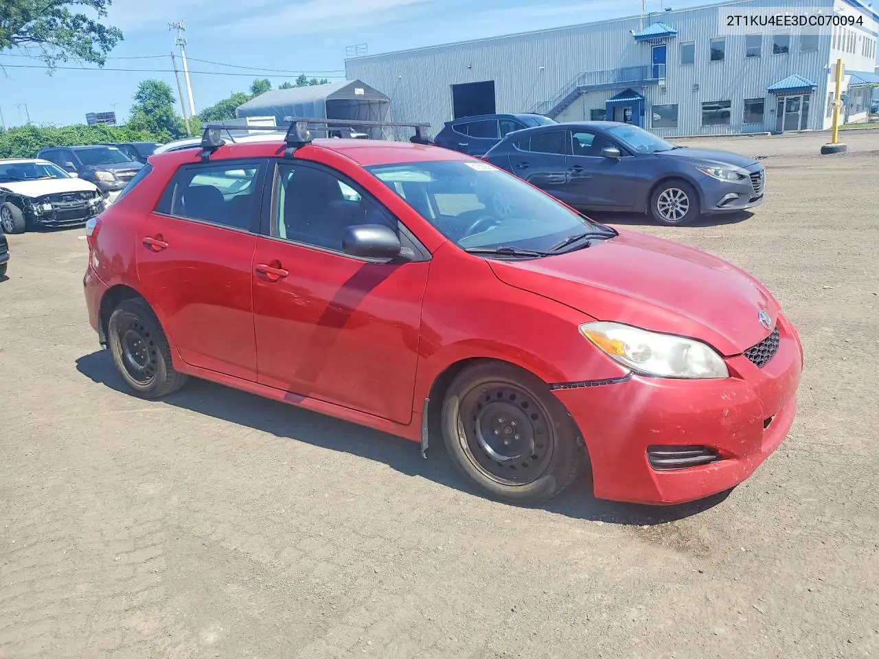2013 Toyota Matrix L VIN: 2T1KU4EE3DC070094 Lot: 61556056