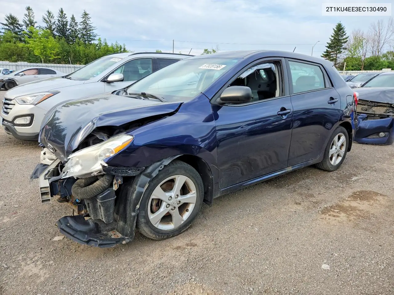 2014 Toyota Matrix Base VIN: 2T1KU4EE3EC130490 Lot: 57828156
