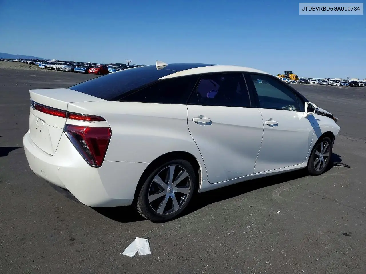 2016 Toyota Mirai Base VIN: JTDBVRBD6GA000734 Lot: 50262046