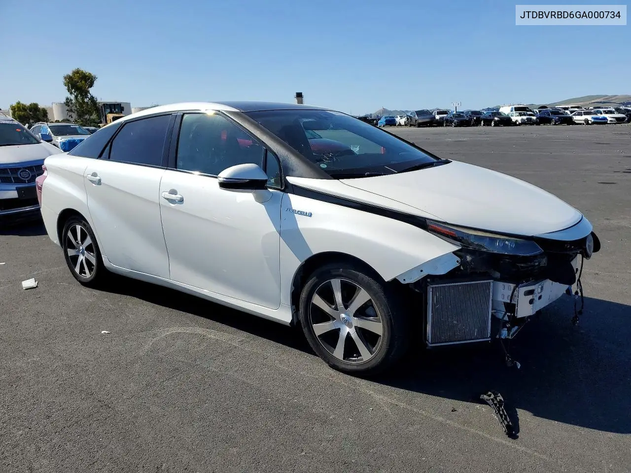 2016 Toyota Mirai Base VIN: JTDBVRBD6GA000734 Lot: 50262046