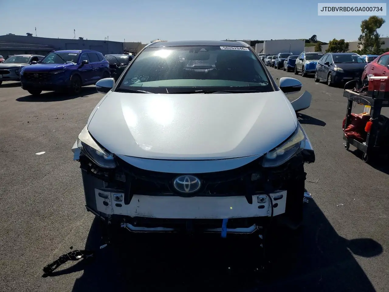 2016 Toyota Mirai Base VIN: JTDBVRBD6GA000734 Lot: 50262046
