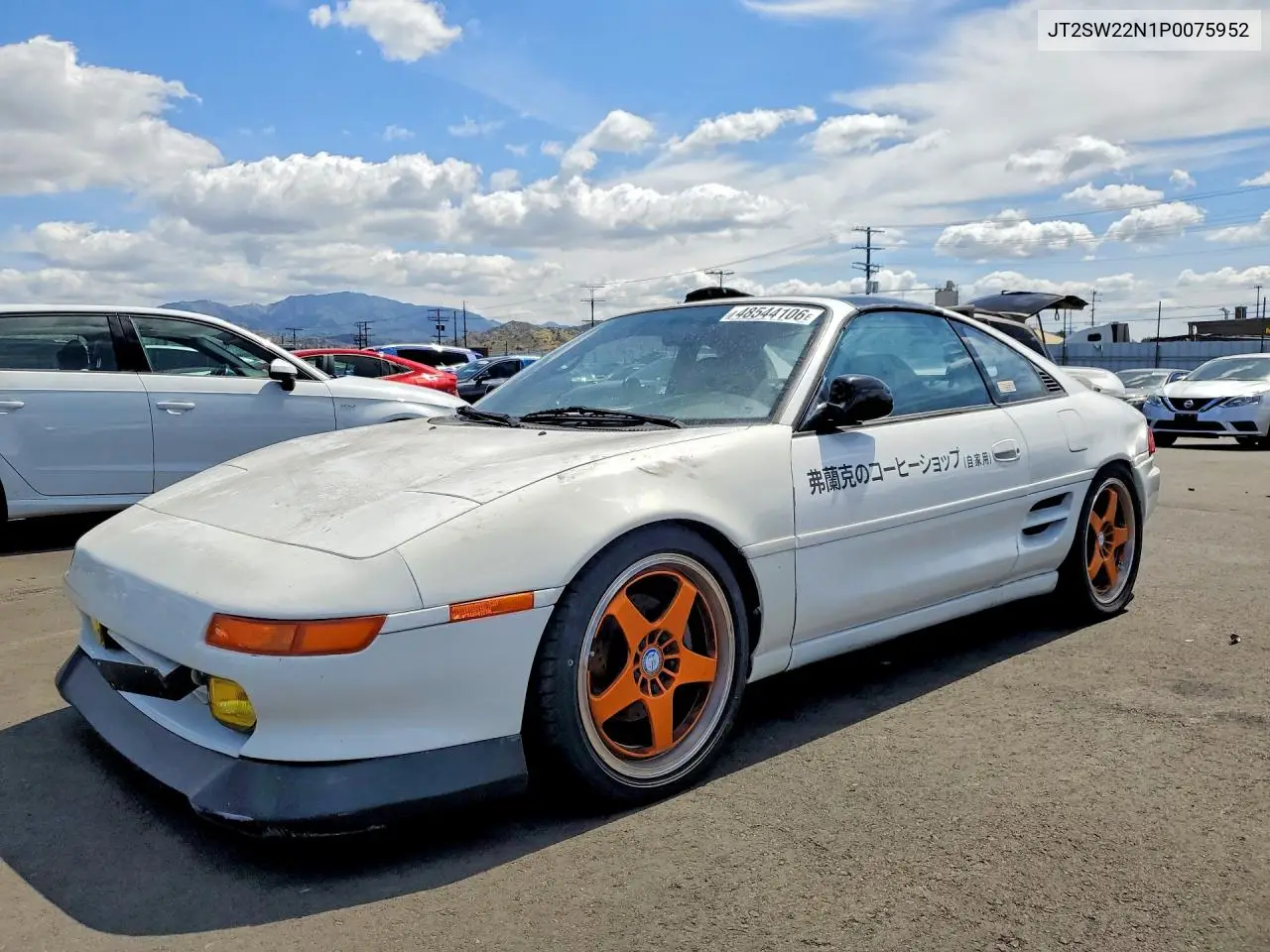 1993 Toyota Mr2 Sport Roof VIN: JT2SW22N1P0075952 Lot: 48544106