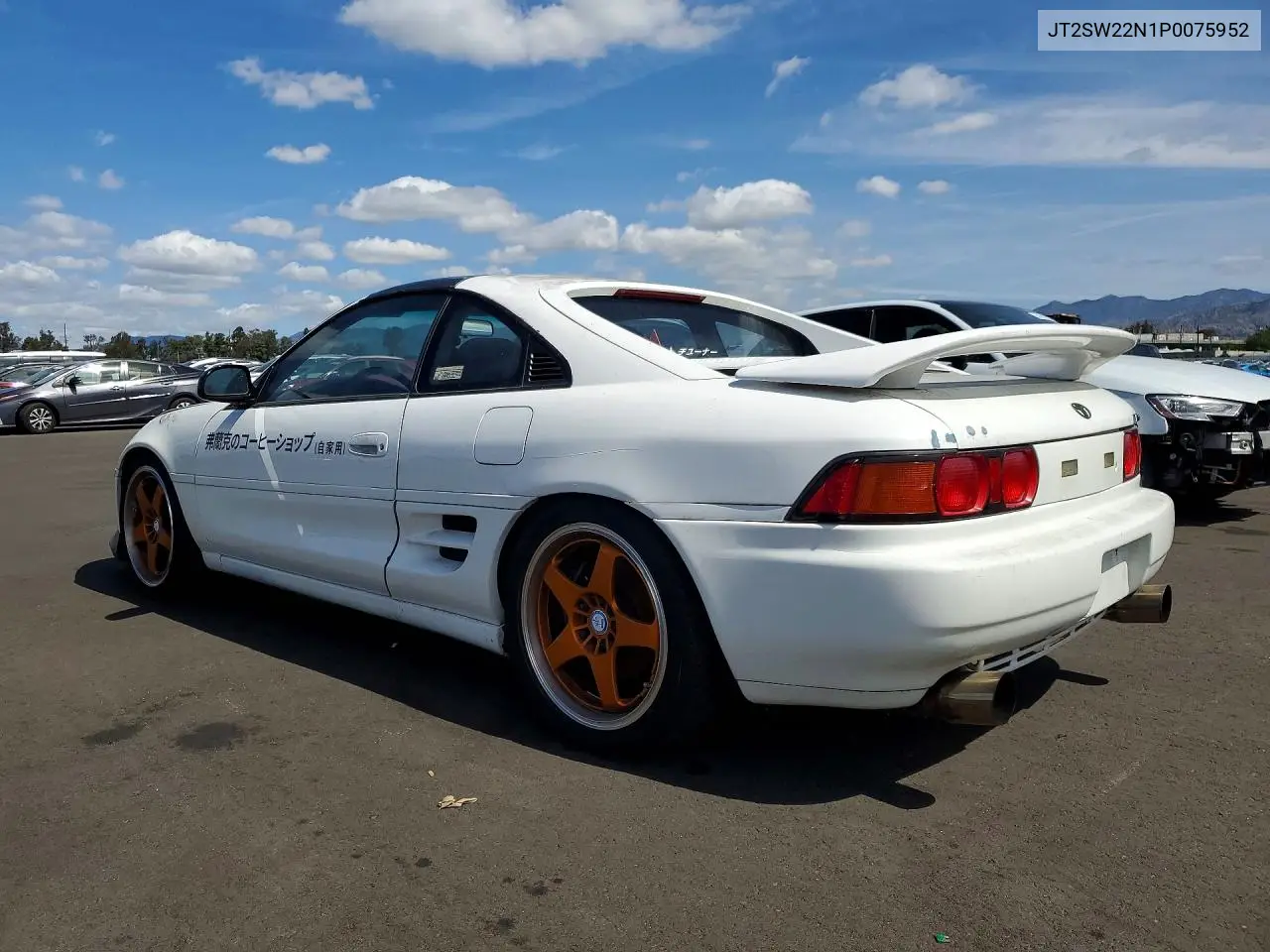 1993 Toyota Mr2 Sport Roof VIN: JT2SW22N1P0075952 Lot: 48544106
