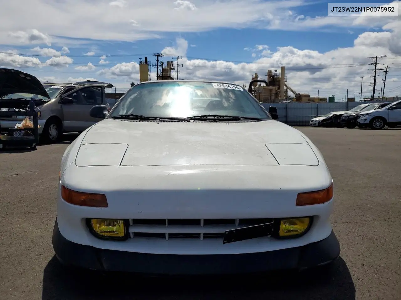 1993 Toyota Mr2 Sport Roof VIN: JT2SW22N1P0075952 Lot: 48544106
