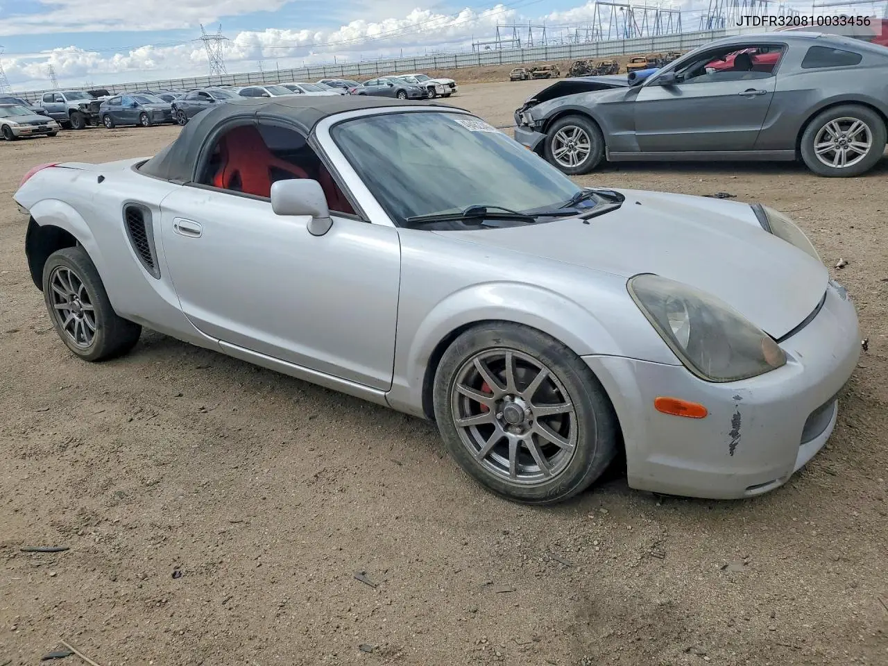 2001 Toyota Mr2 Spyder VIN: JTDFR320810033456 Lot: 49462346