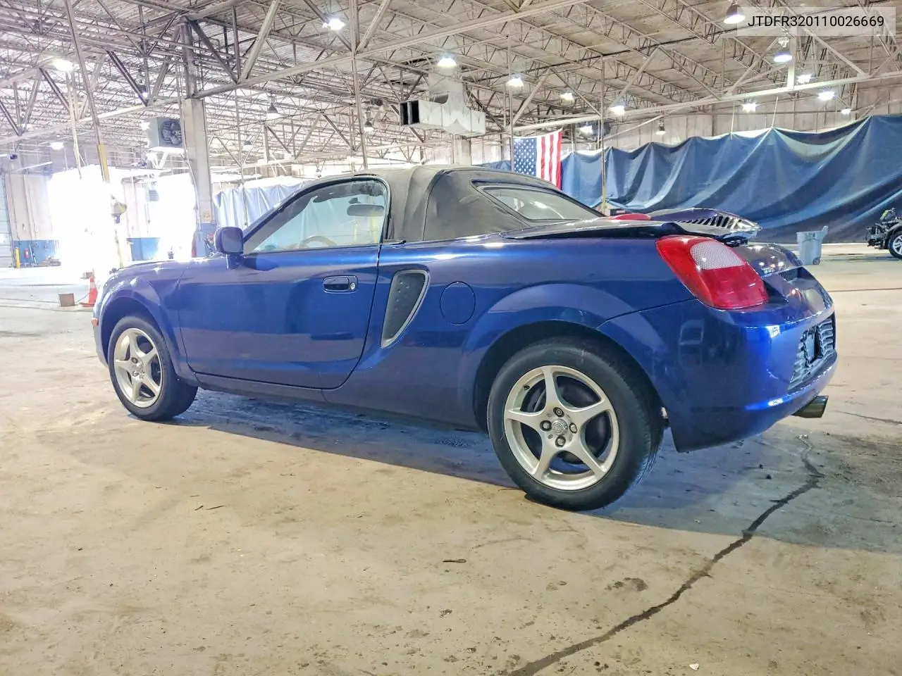 2001 Toyota Mr2 Spyder VIN: JTDFR320110026669 Lot: 51611066