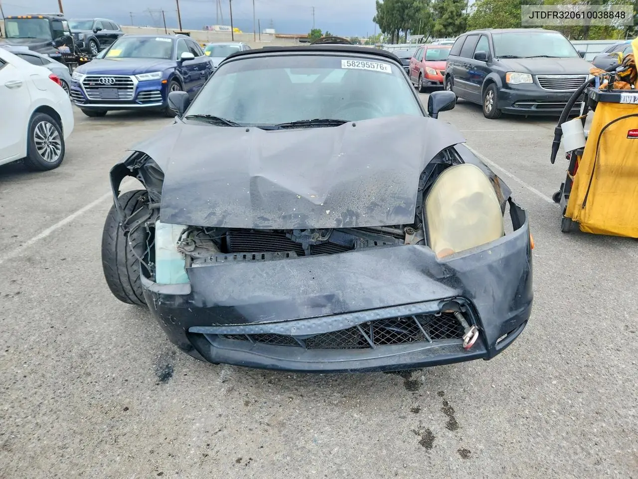 2001 Toyota Mr2 Spyder VIN: JTDFR320610038848 Lot: 58295576