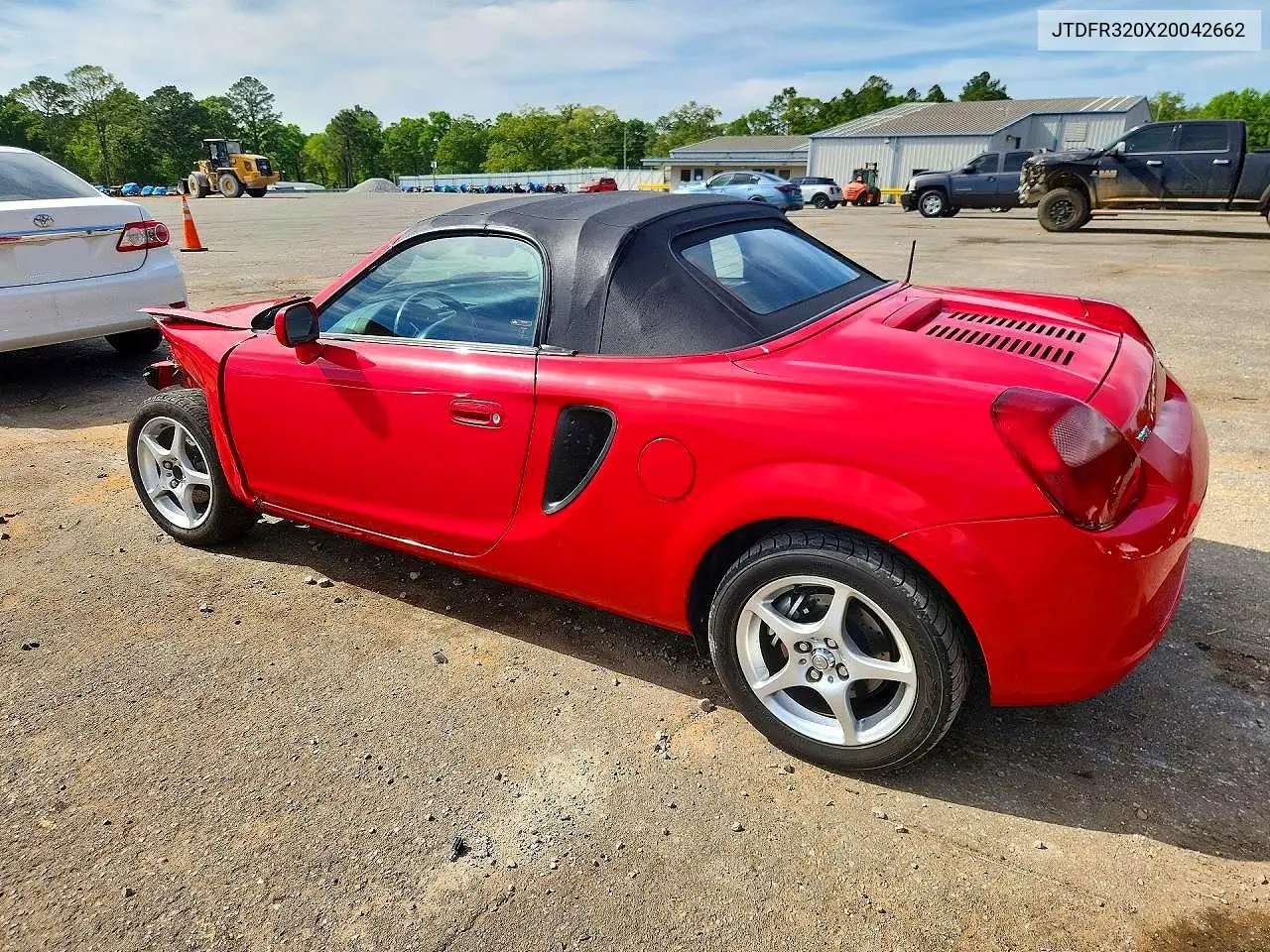 2002 Toyota Mr2 Spyder Base VIN: JTDFR320X20042662 Lot: 49001986