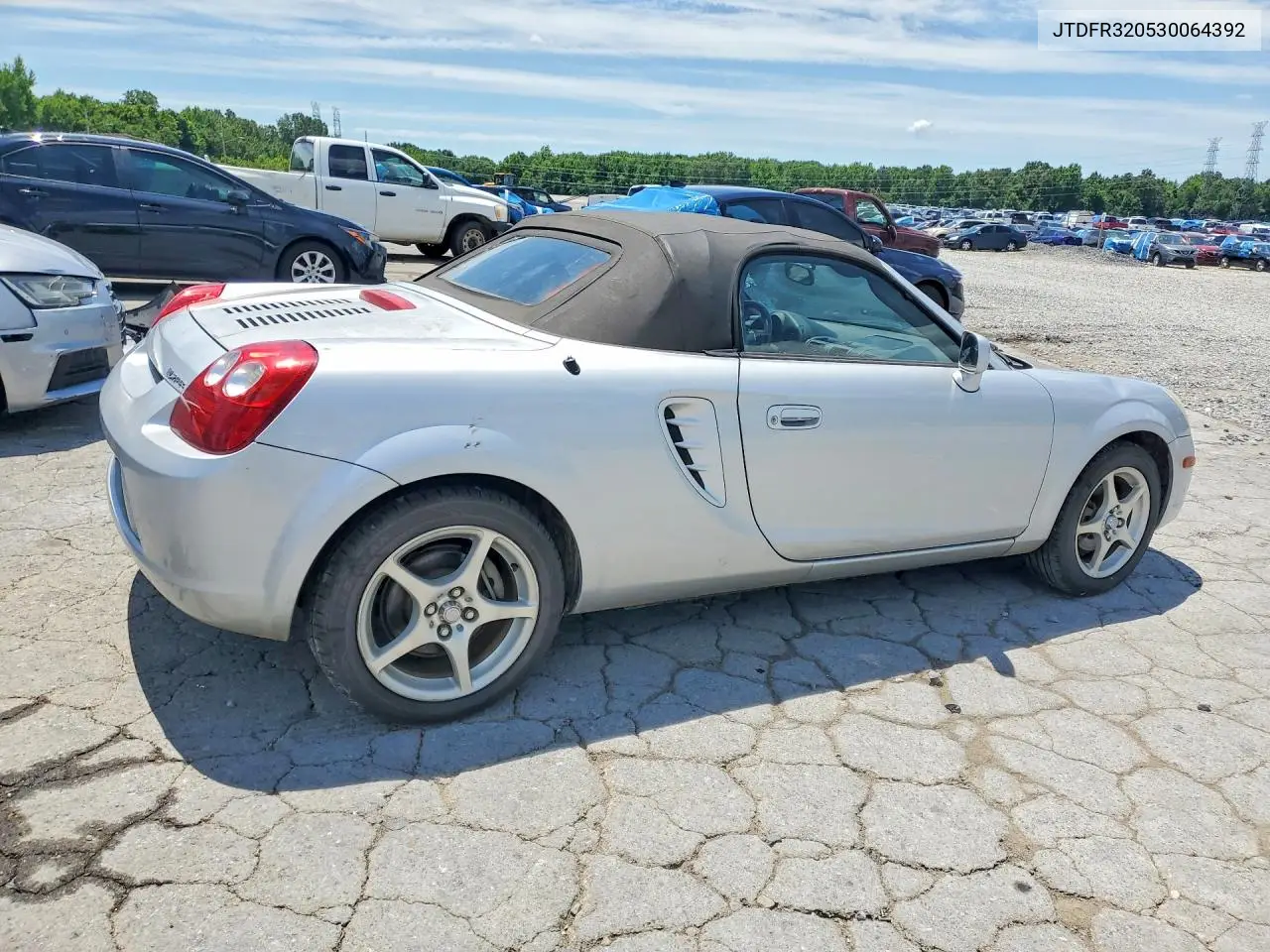2003 Toyota Mr2 Spyder VIN: JTDFR320530064392 Lot: 57713076