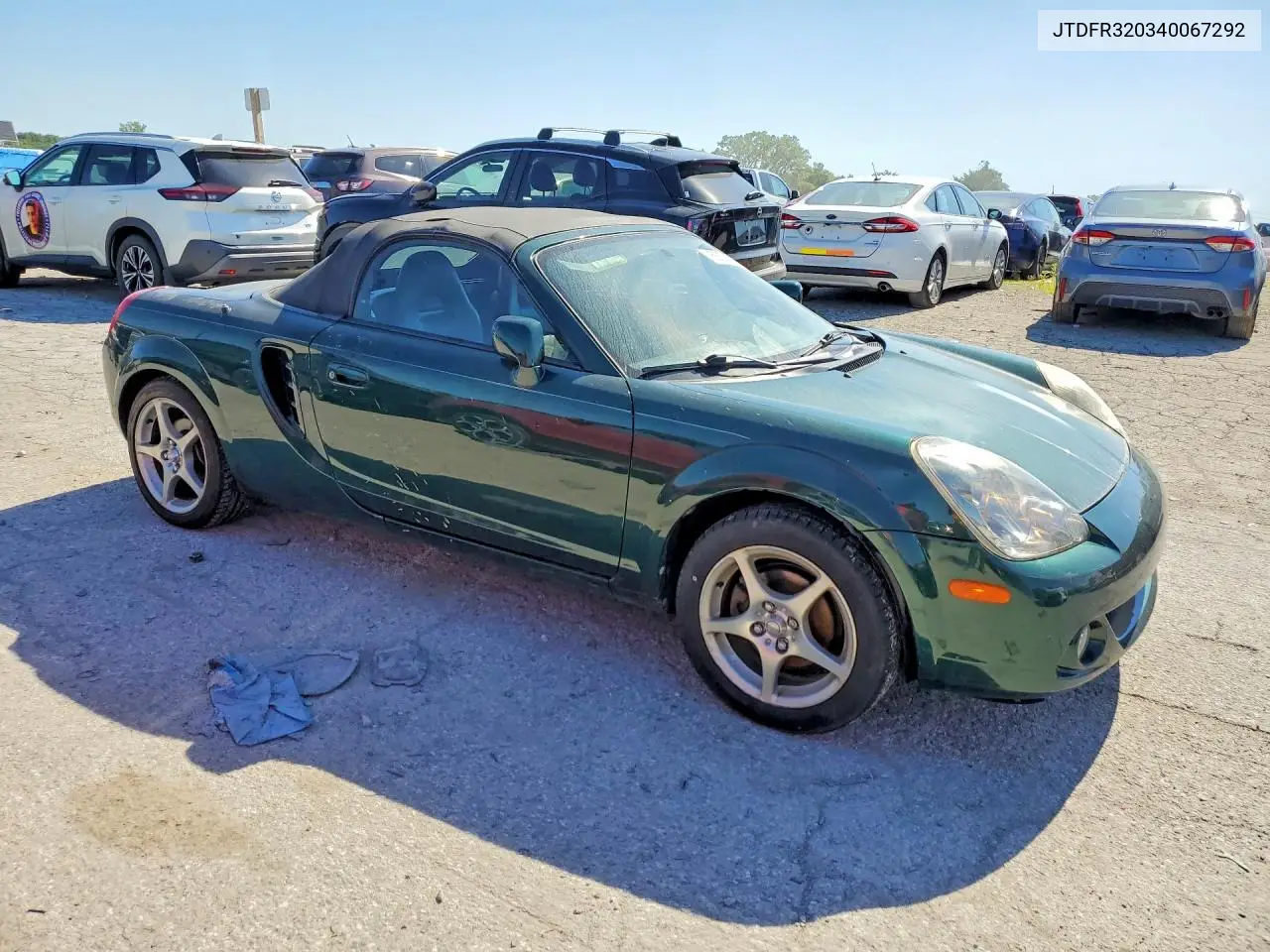 2004 Toyota Mr2 Spyder VIN: JTDFR320340067292 Lot: 58270416
