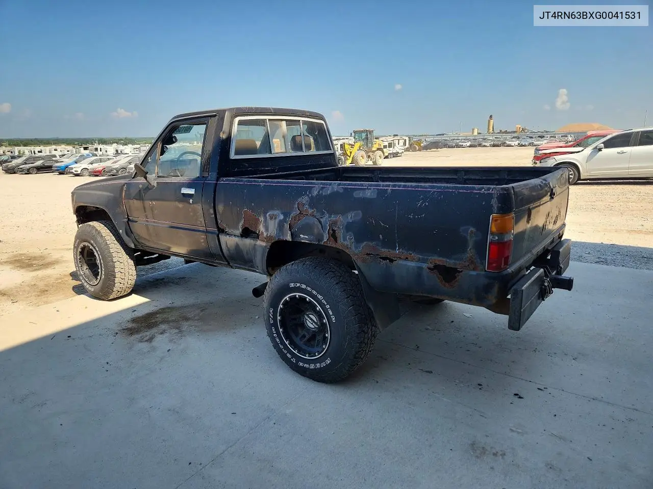 1986 Toyota Pickup Turbo VIN: JT4RN63BXG0041531 Lot: 60138046