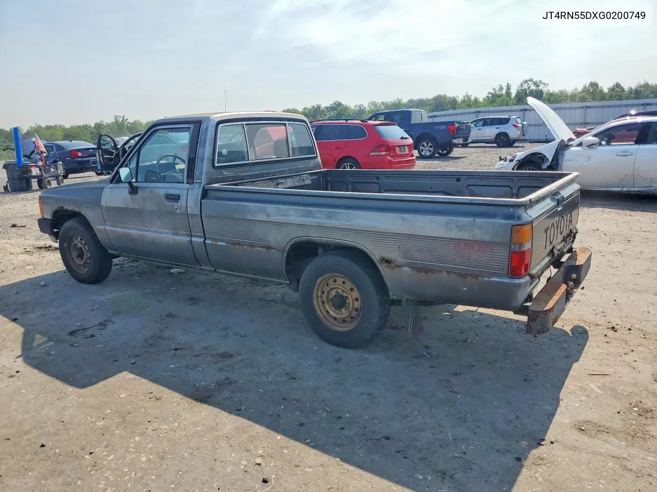 1986 Toyota Pickup 1/2 Ton Rn55 Dlx VIN: JT4RN55DXG0200749 Lot: 61083676