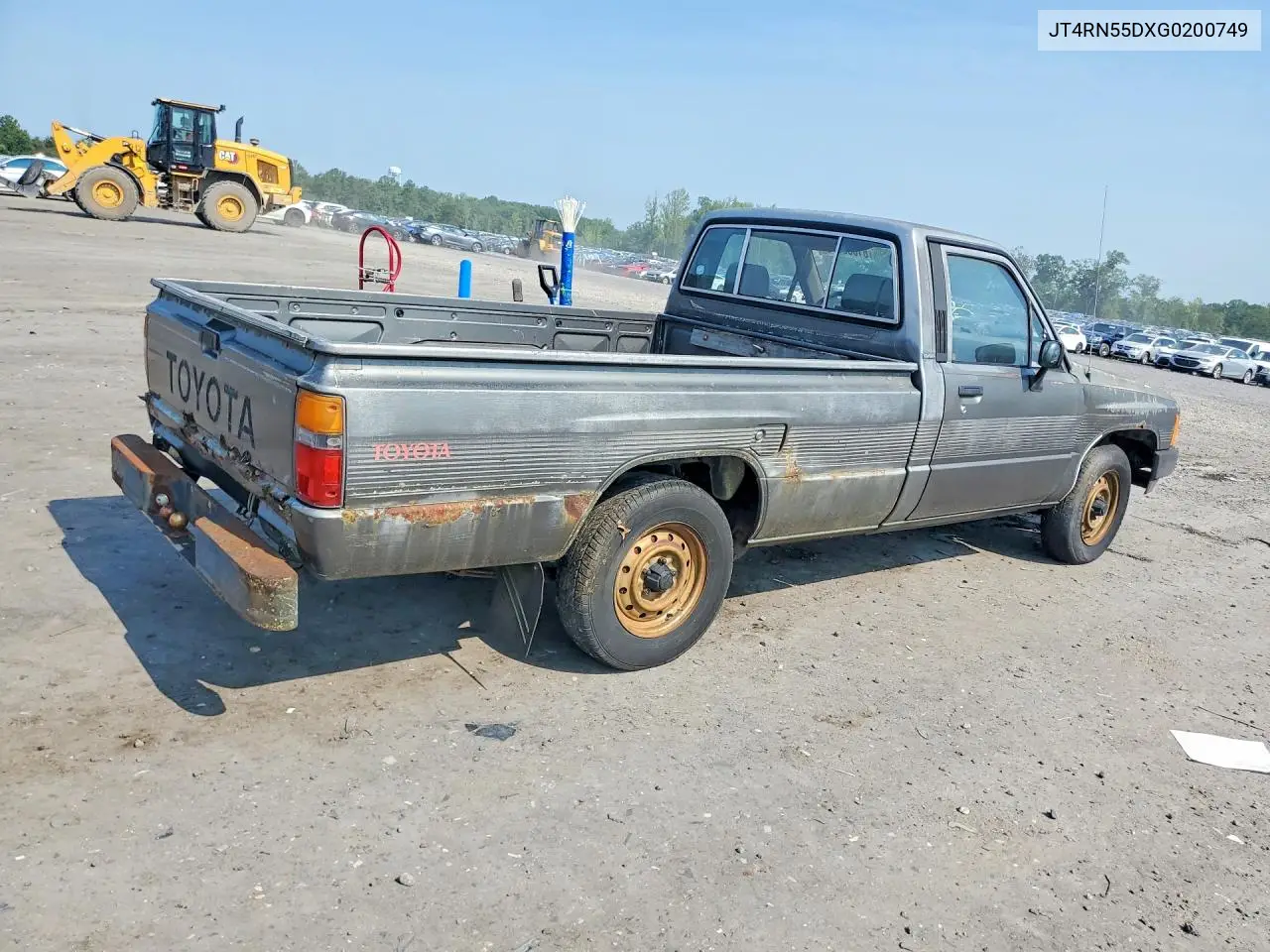 1986 Toyota Pickup 1/2 Ton Rn55 Dlx VIN: JT4RN55DXG0200749 Lot: 61083676