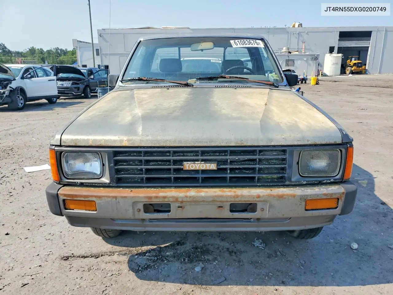 1986 Toyota Pickup 1/2 Ton Rn55 Dlx VIN: JT4RN55DXG0200749 Lot: 61083676