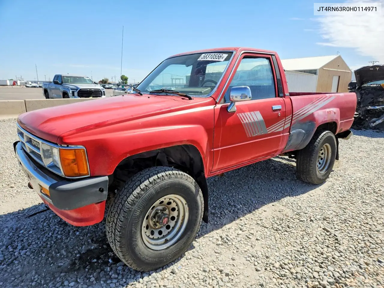 1987 Toyota Pickup Rn63 Std VIN: JT4RN63R0H0114971 Lot: 58310556