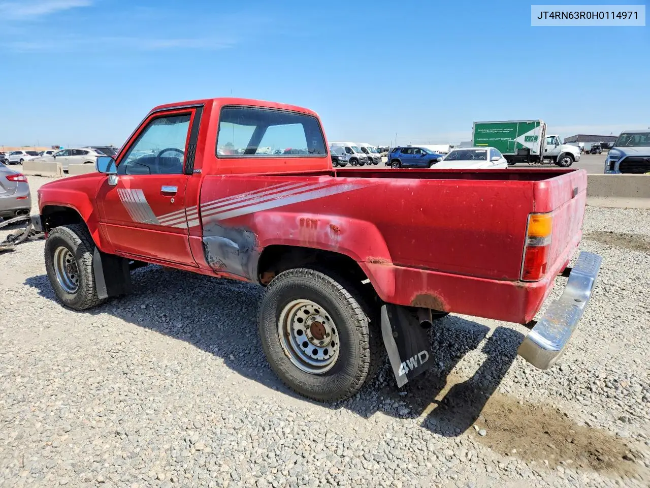 1987 Toyota Pickup Rn63 Std VIN: JT4RN63R0H0114971 Lot: 58310556