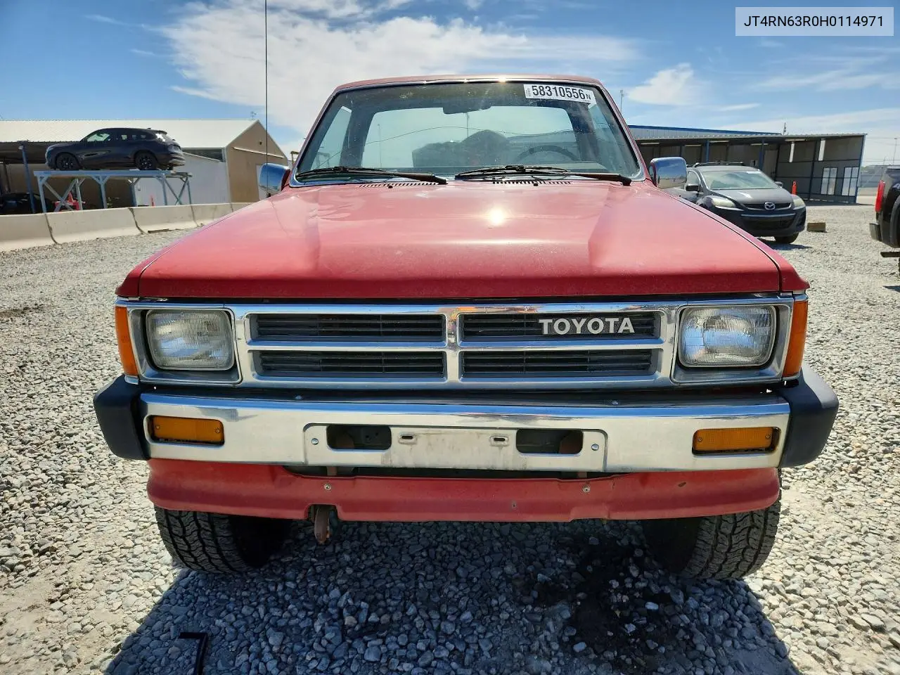 1987 Toyota Pickup Rn63 Std VIN: JT4RN63R0H0114971 Lot: 58310556