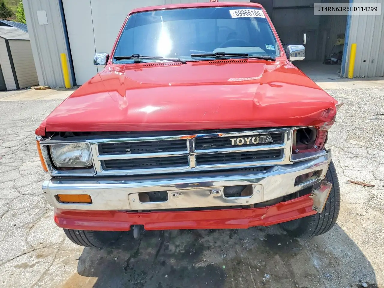 1987 Toyota Pickup Rn63 Std VIN: JT4RN63R5H0114299 Lot: 59966186