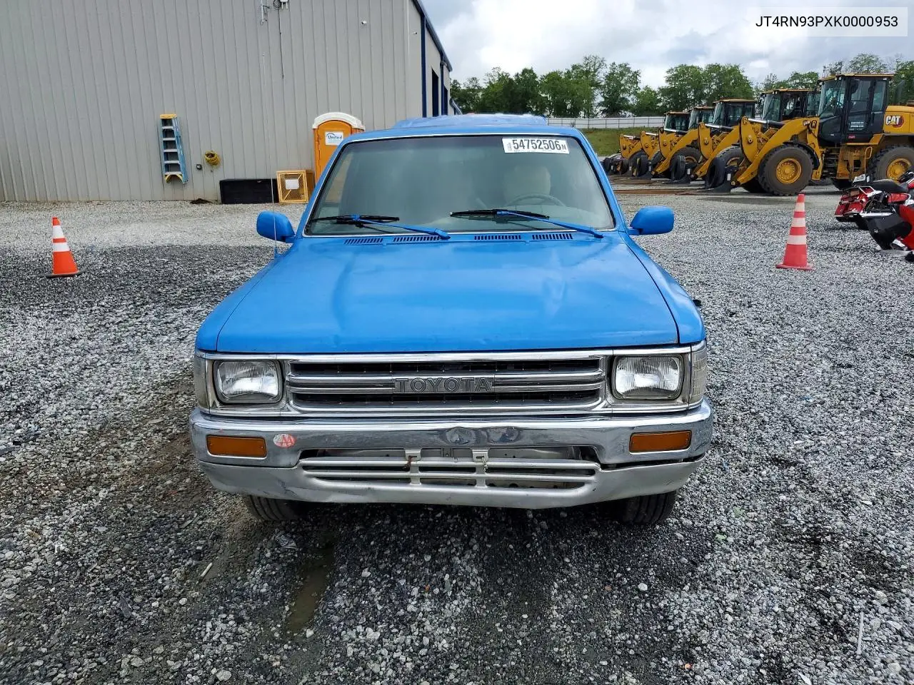 1989 Toyota Pickup Deluxe VIN: JT4RN93PXK0000953 Lot: 54752506
