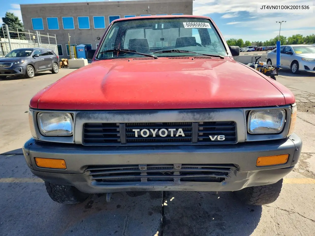 1989 Toyota Pickup 1/2 Ton Short Wheelbase Dlx VIN: JT4VN01D0K2001536 Lot: 60665656