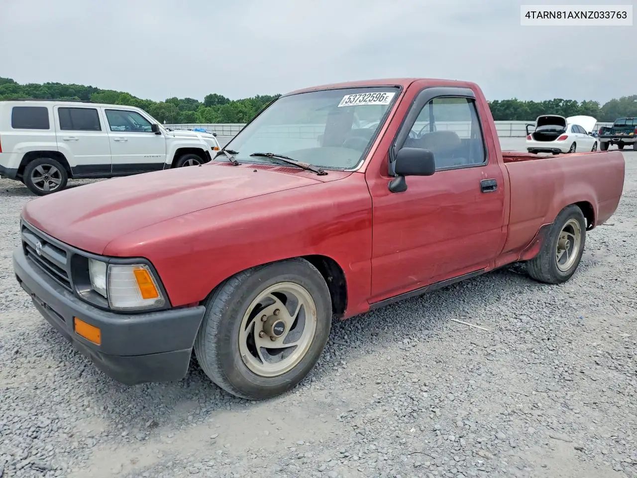 1992 Toyota Pickup Base VIN: 4TARN81AXNZ033763 Lot: 53732596
