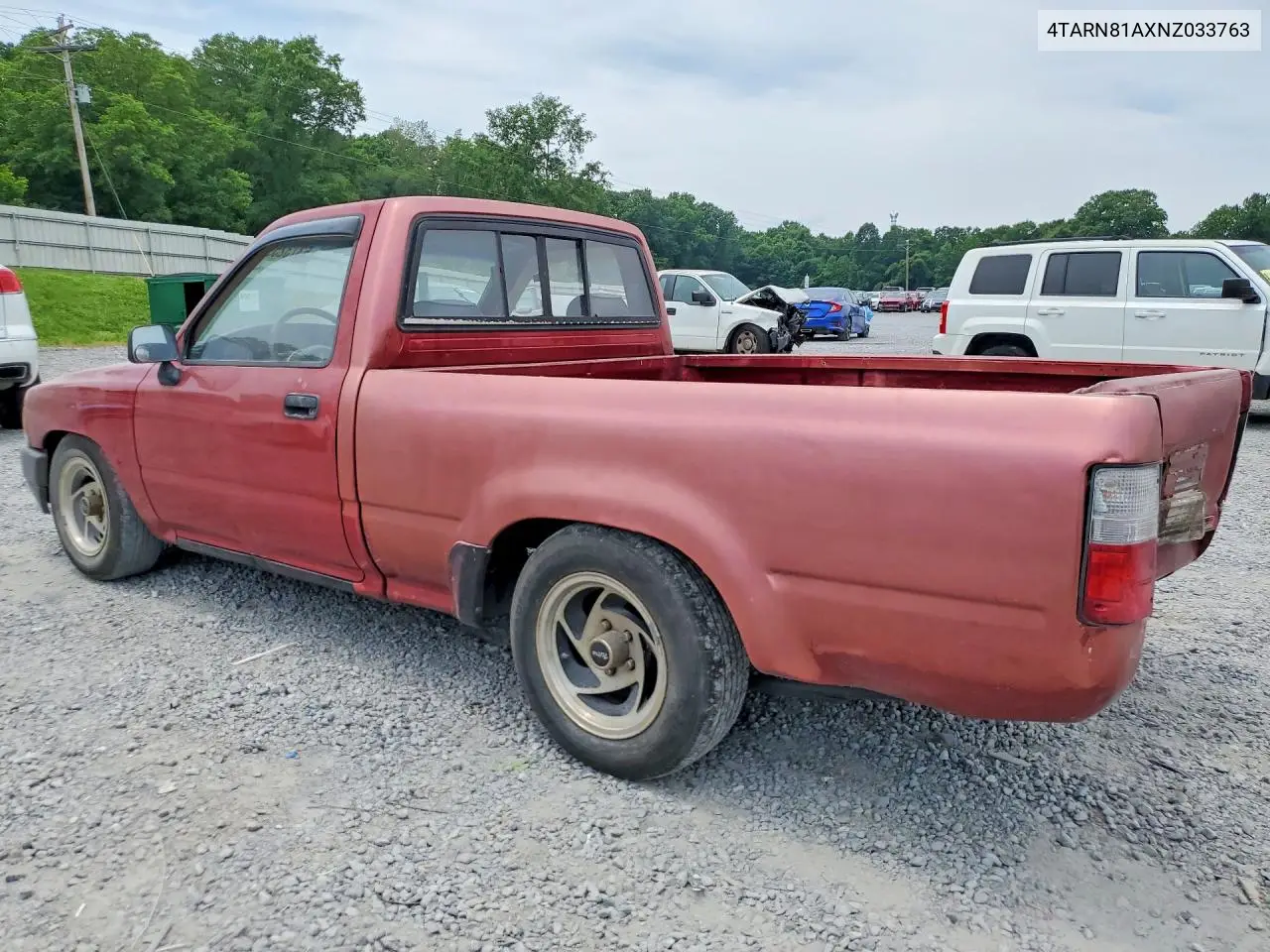 1992 Toyota Pickup Base VIN: 4TARN81AXNZ033763 Lot: 53732596