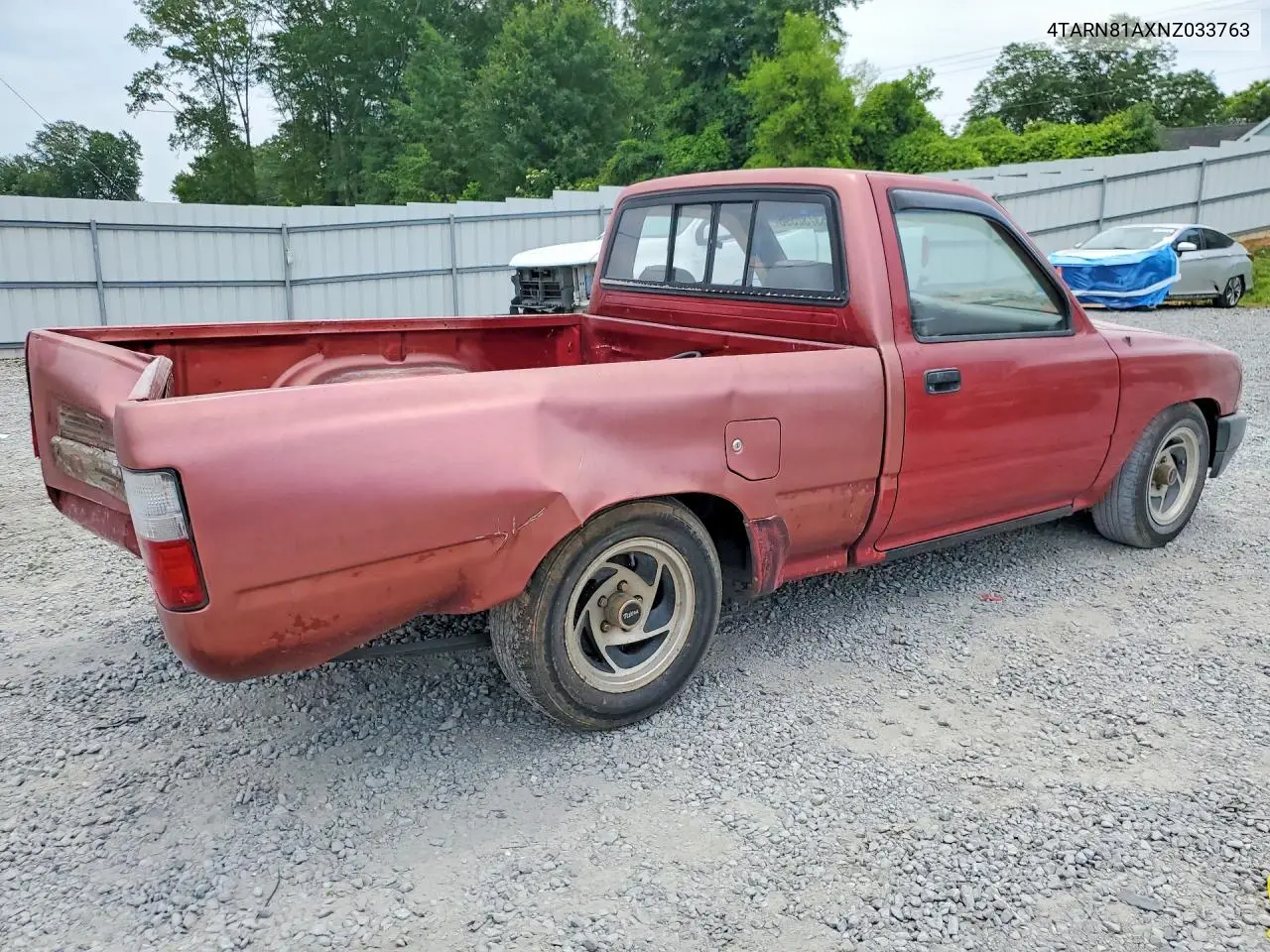 1992 Toyota Pickup Base VIN: 4TARN81AXNZ033763 Lot: 53732596