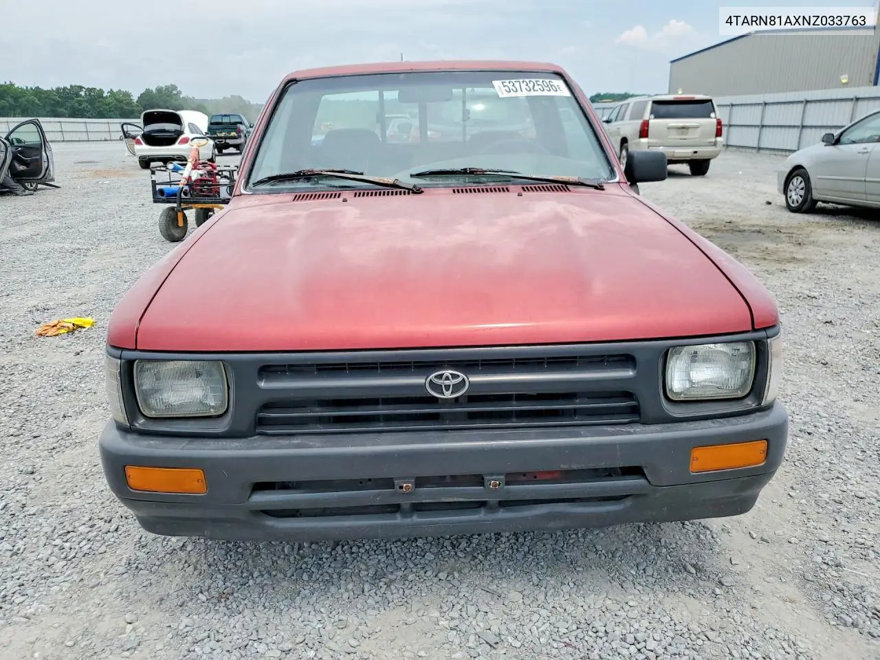 1992 Toyota Pickup Base VIN: 4TARN81AXNZ033763 Lot: 53732596