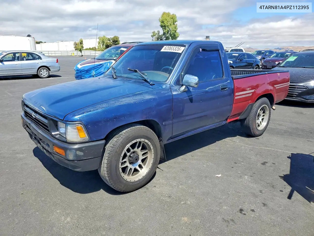 1993 Toyota Pickup 1/2 Ton Short Wheelbase Stb VIN: 4TARN81A4PZ112395 Lot: 62065326