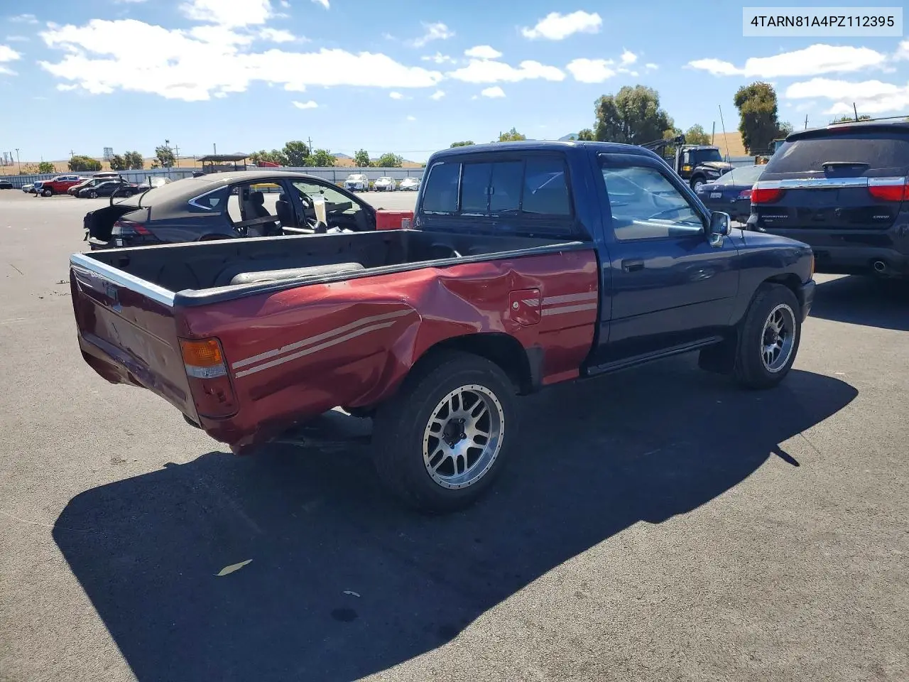 1993 Toyota Pickup 1/2 Ton Short Wheelbase Stb VIN: 4TARN81A4PZ112395 Lot: 62065326
