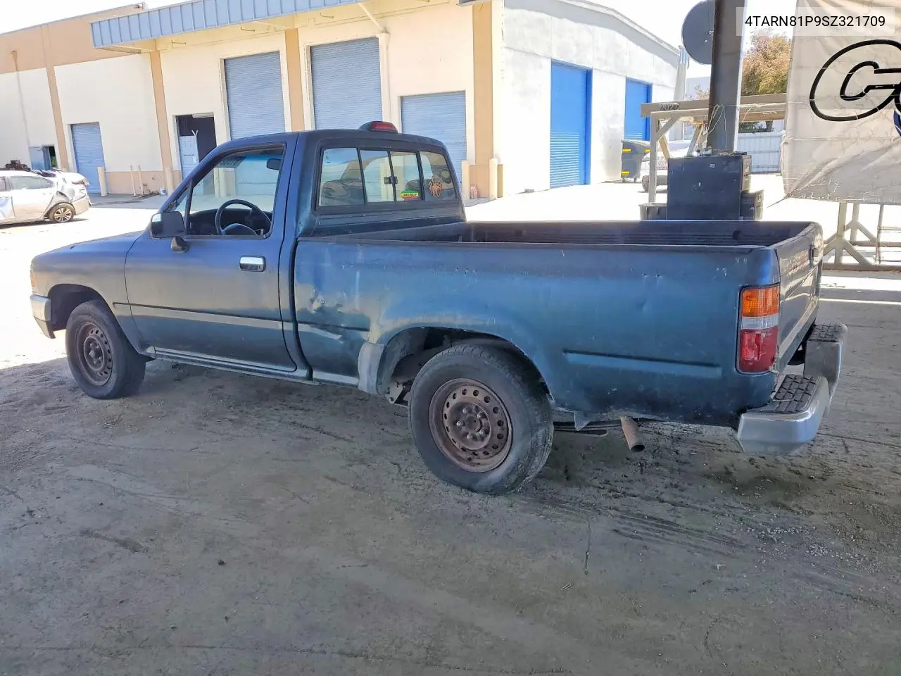 1995 Toyota Pickup 1/2 Ton Short Wheelbase Dx VIN: 4TARN81P9SZ321709 Lot: 61362116