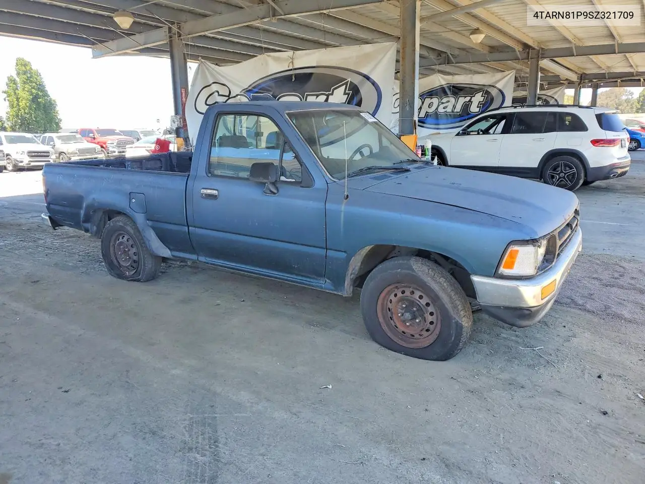1995 Toyota Pickup 1/2 Ton Short Wheelbase Dx VIN: 4TARN81P9SZ321709 Lot: 61362116