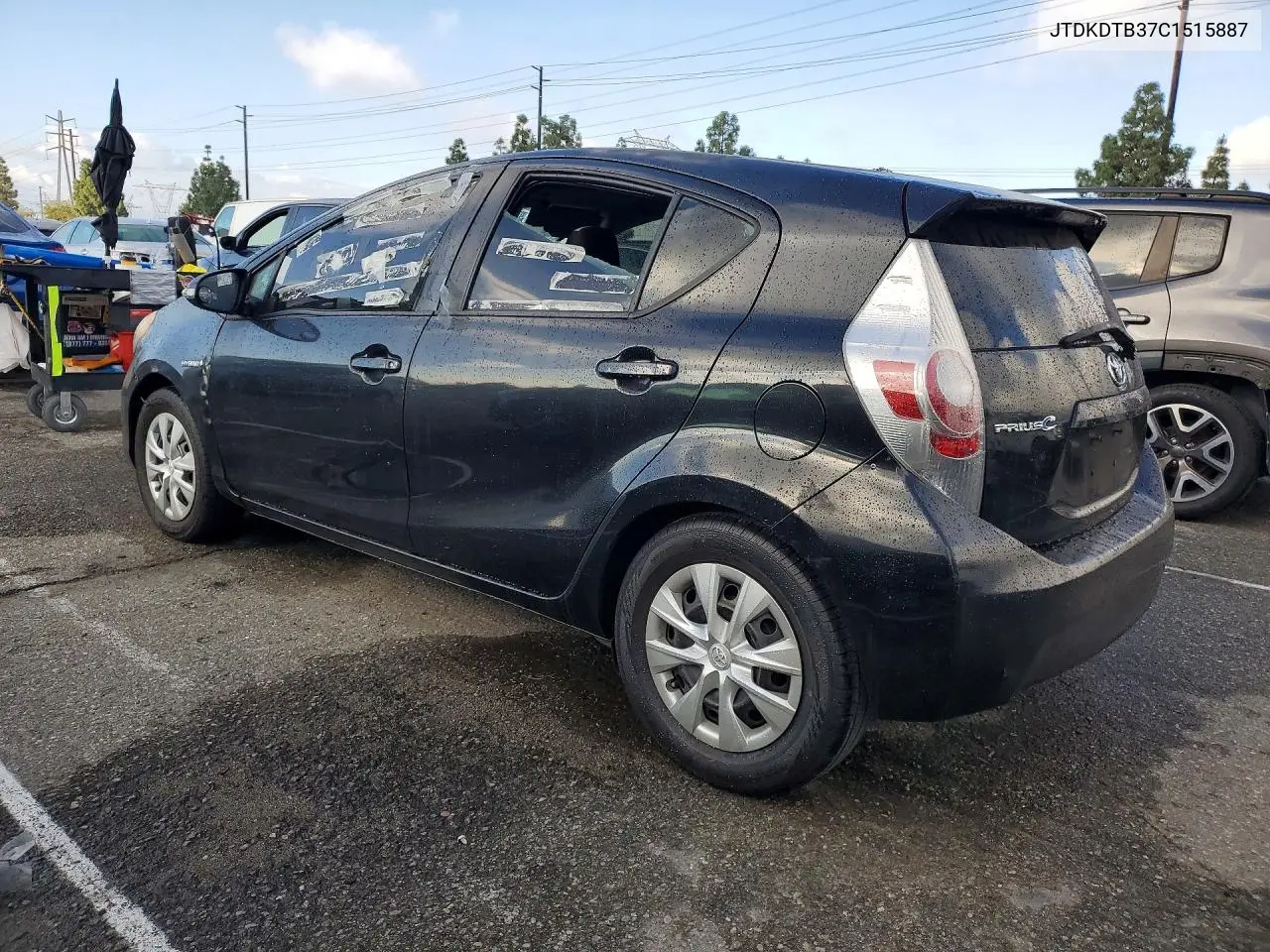 2012 Toyota Prius C One VIN: JTDKDTB37C1515887 Lot: 52171866