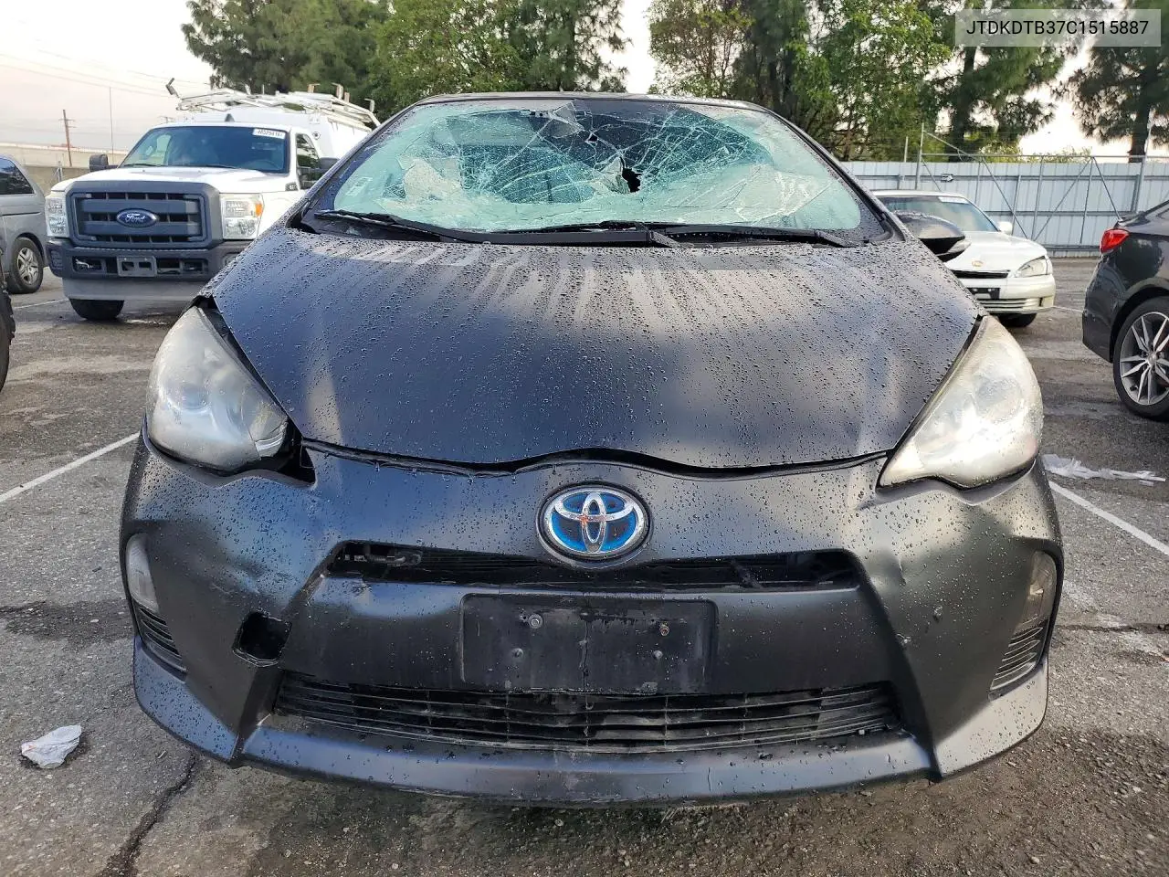 2012 Toyota Prius C One VIN: JTDKDTB37C1515887 Lot: 52171866