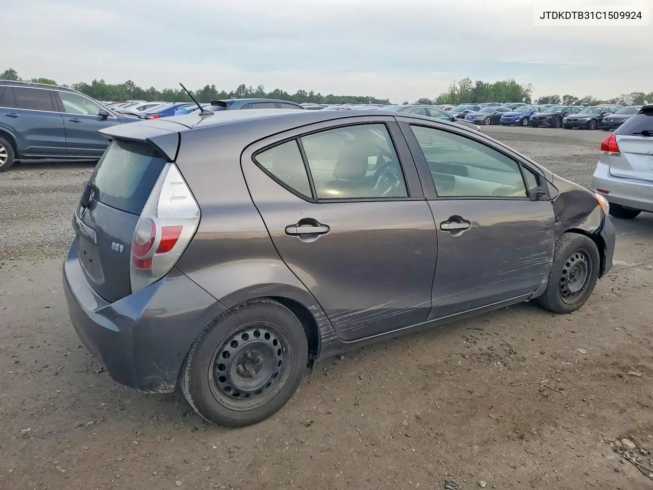 2012 Toyota Prius C Two VIN: JTDKDTB31C1509924 Lot: 58130466