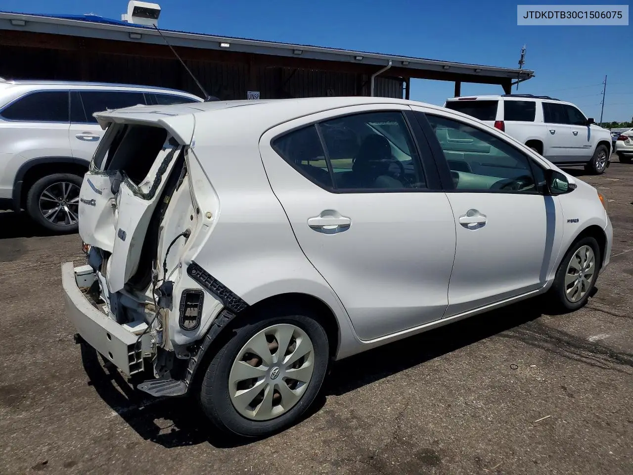 2012 Toyota Prius C Two VIN: JTDKDTB30C1506075 Lot: 59664046
